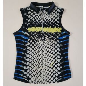Jamie Sadock Women's Sleeveless Snake Pattern Golf Top